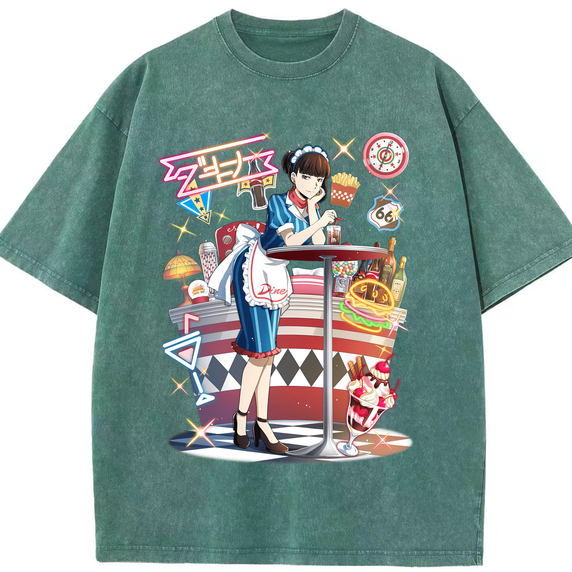 （画像用） 文豪ストレイドッグス Bungo Stray Dogs 綿100% ヴィンテージ風 半袖Tシャツ（フロントプリント）
